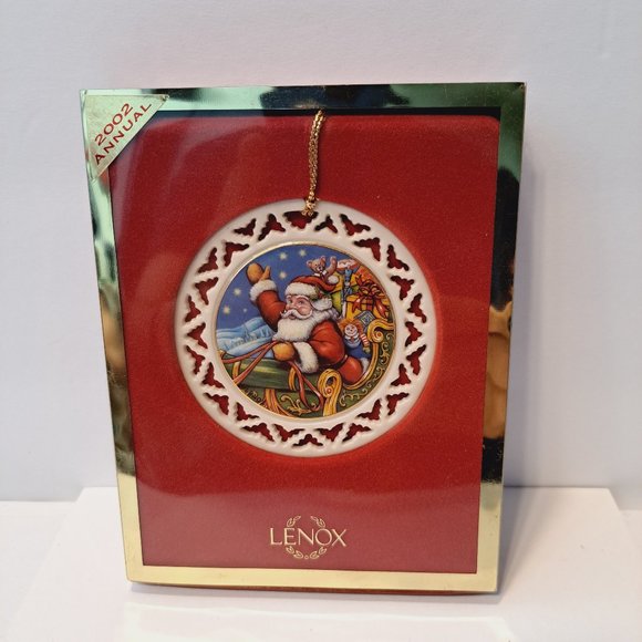 Lenox Christmas Stories Ornament Twas the Night Before AND TO ALL A GOOD NIGHT - Picture 4 of 7